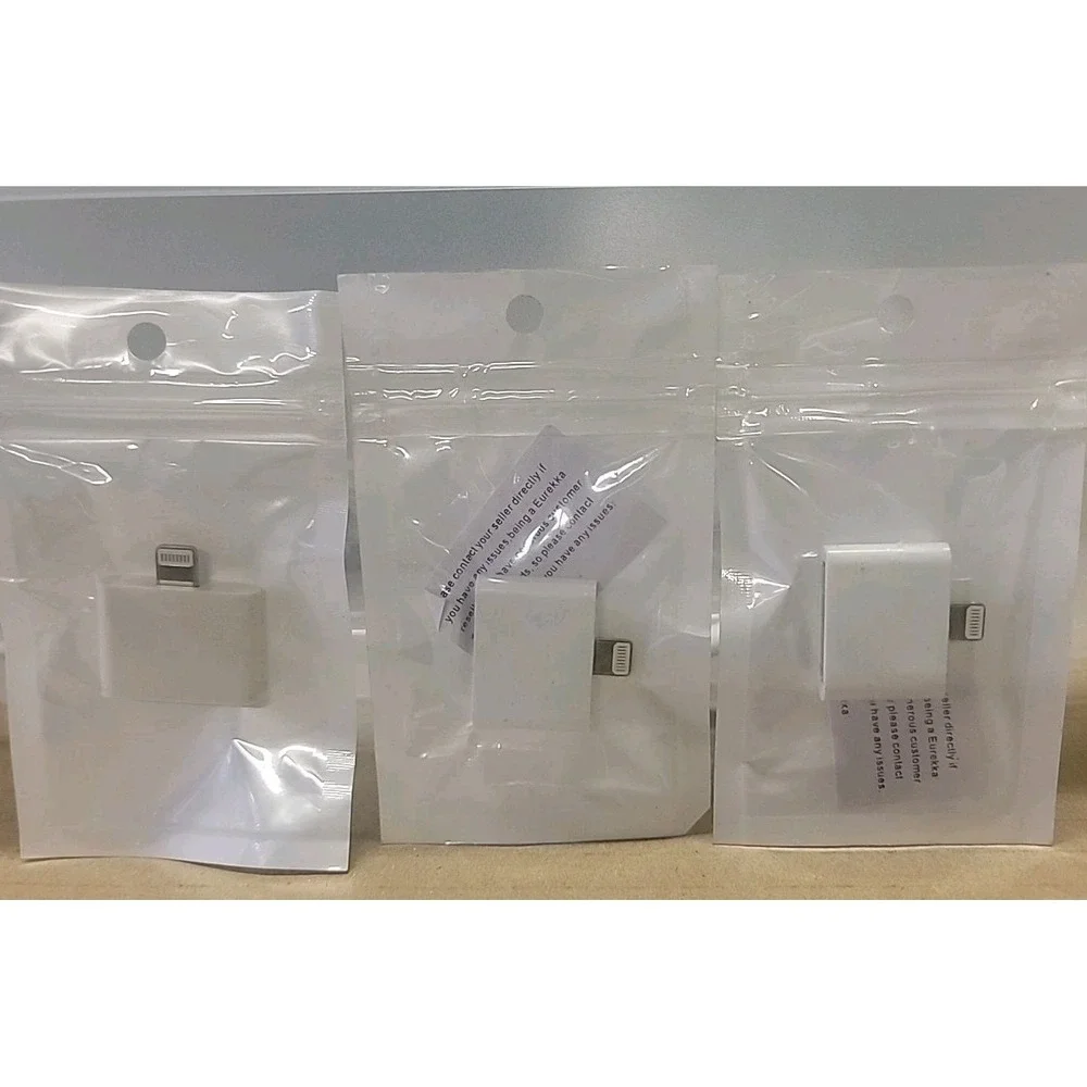Lot Of 3 Generic to 30-Pin Cable Adapters New In Packages!